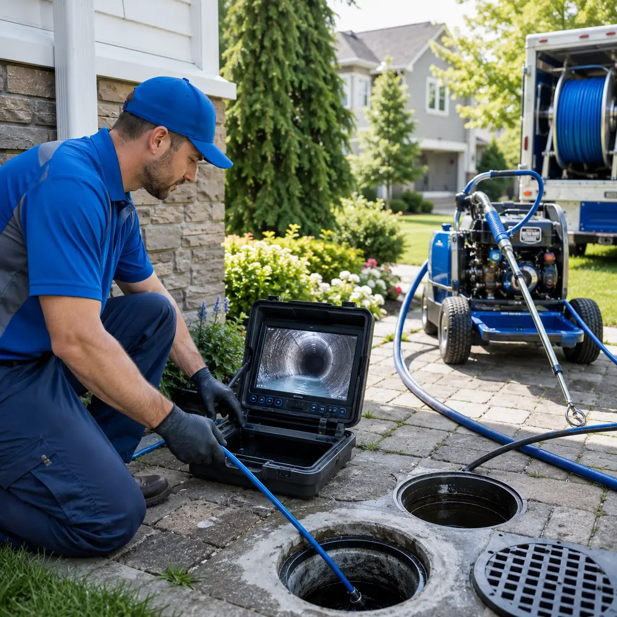 Outdoor drain cleaning professionals serving Stratham, NH